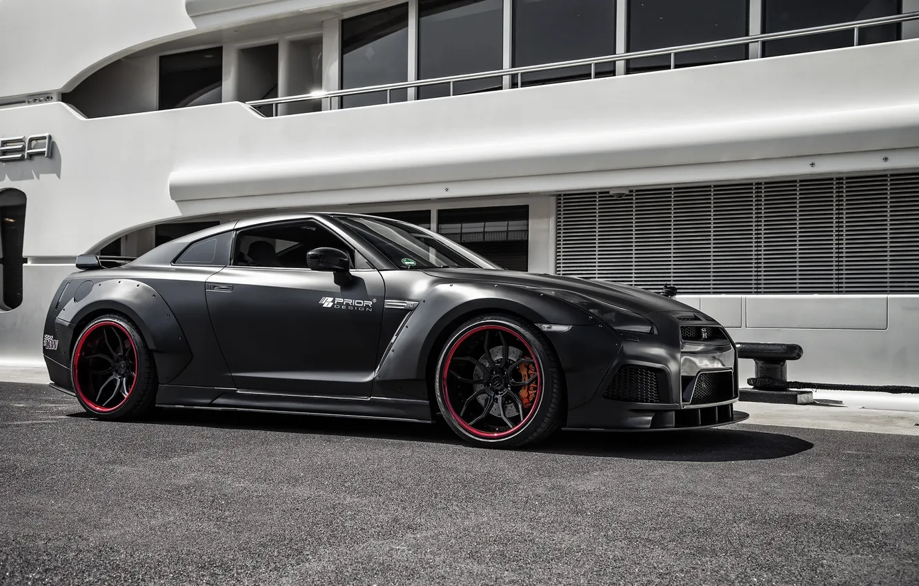 Photo wallpaper Nissan, GT-R, Nissan, R35, Prior-Design, PD750