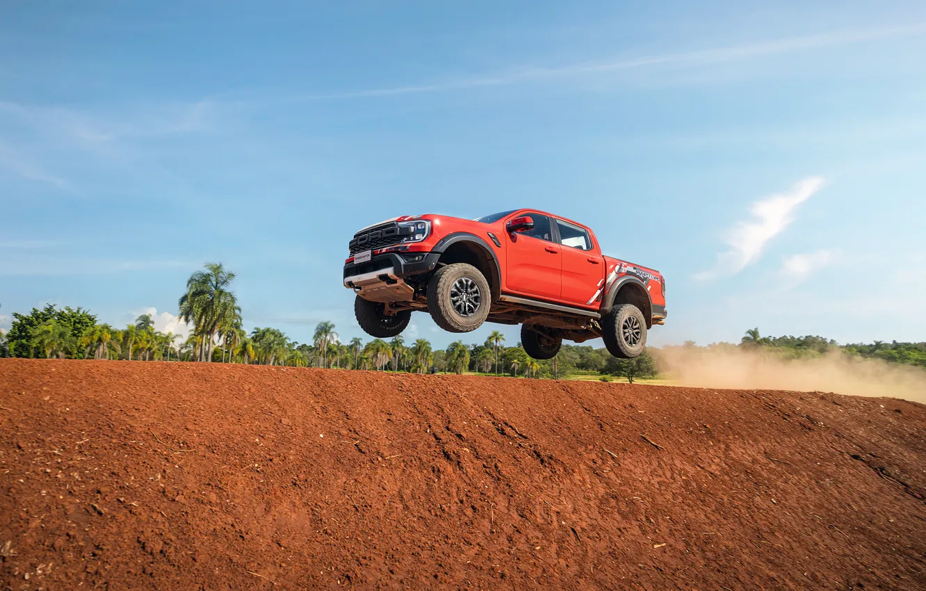 Photo wallpaper car, Ford, sky, Ranger, Ford Ranger Raptor