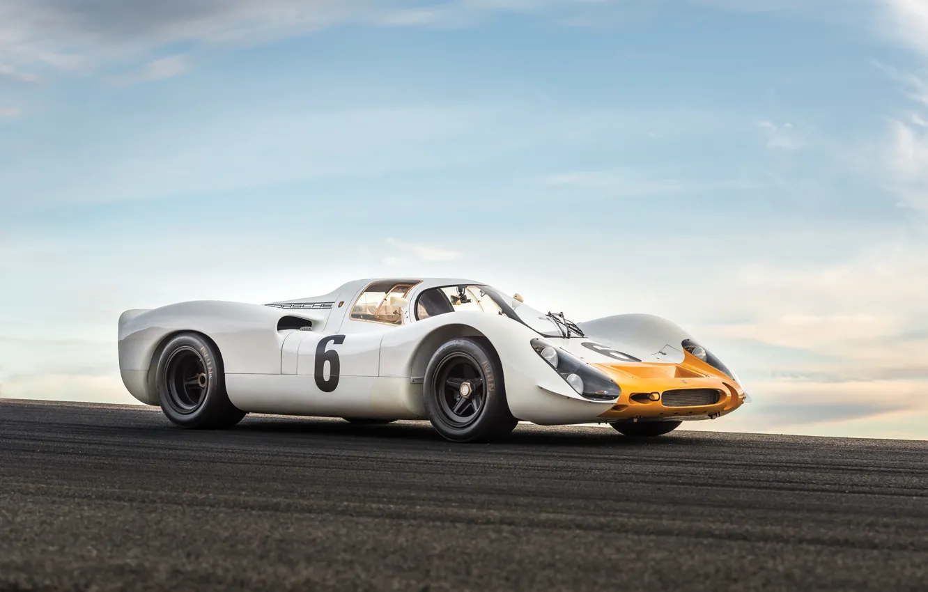 Photo wallpaper car, Porsche, sky, Porsche 908