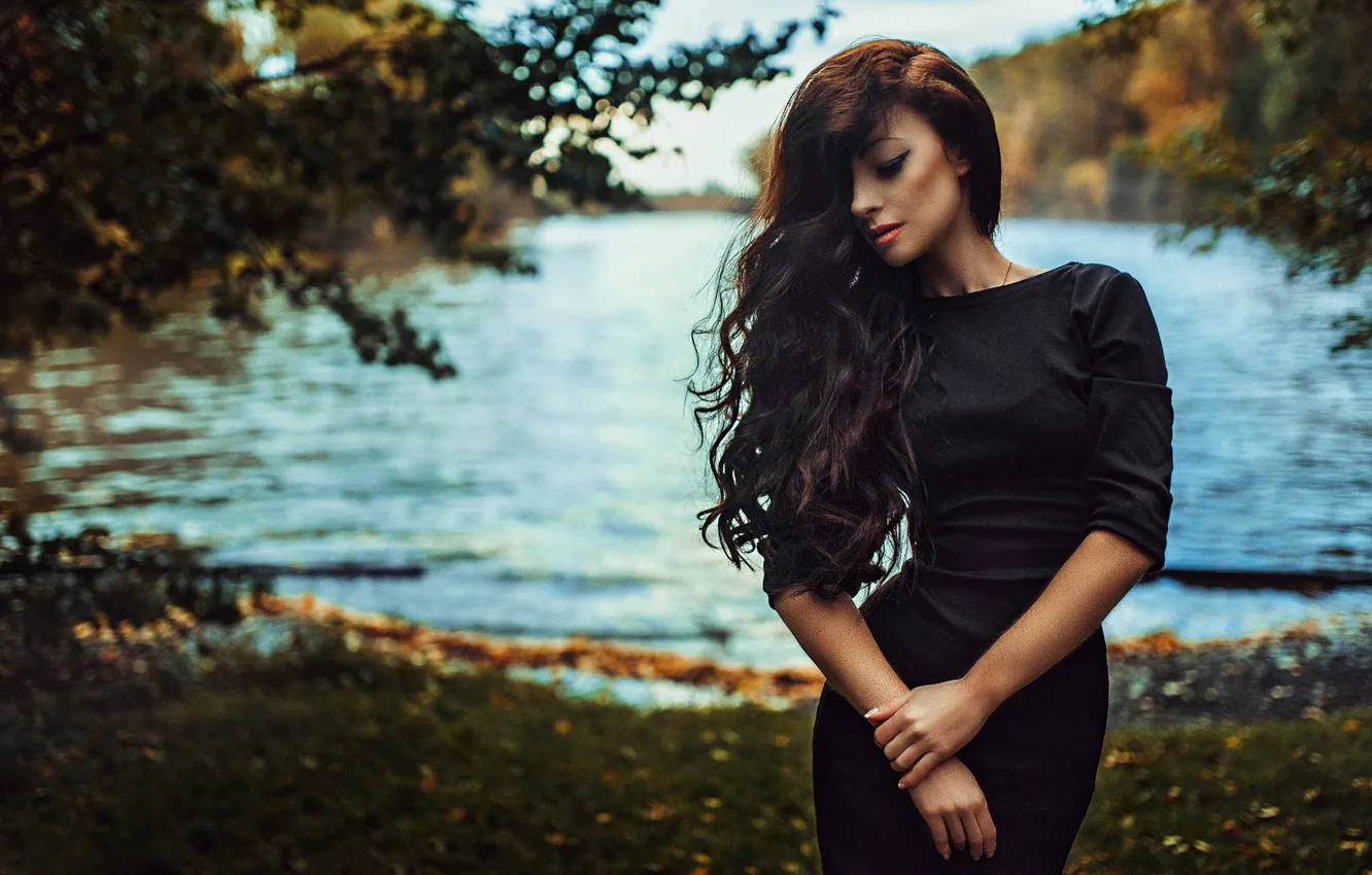 Photo wallpaper hair, dress, waist, Irina