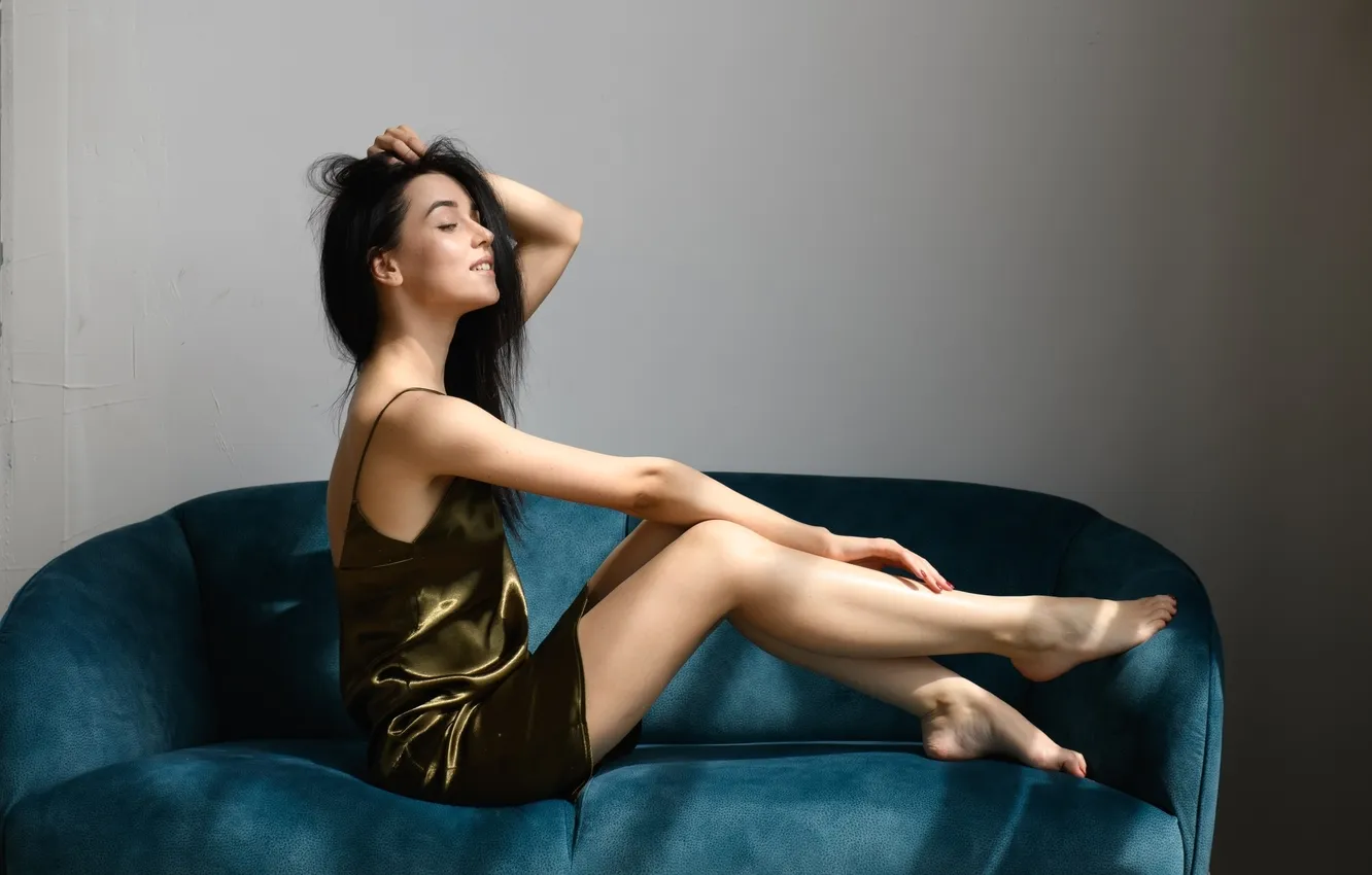 Photo wallpaper girl, sexy, smile, Wallpaper, sweetheart, model, bright, makeup