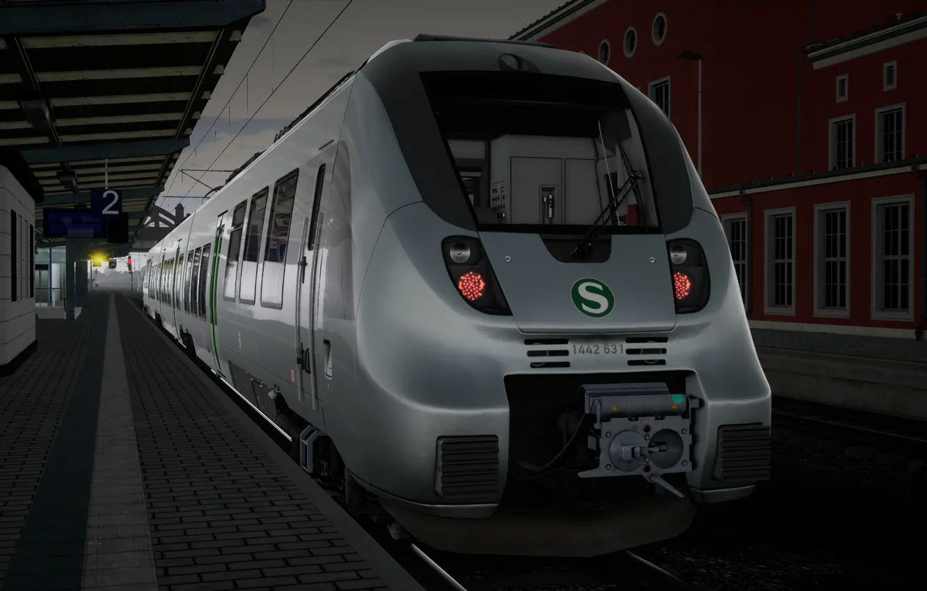 Photo wallpaper Railways, train, Germany, train, locomotive, train, Germany, Train