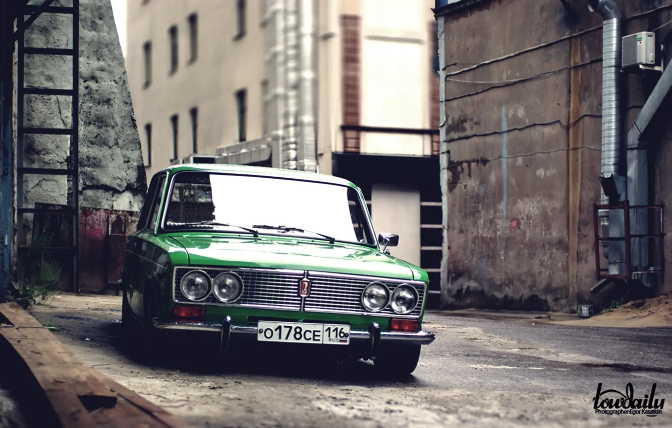 Photo wallpaper yard, Lada, vaz, VAZ, lada, Lada, 2103, low classic