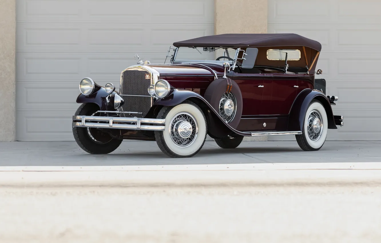 Photo wallpaper Sport, retro cars, 1930, Phaeton, Pierce-Arrow, Model B, Retro Cars, Pierce-Arrow Model B Sport