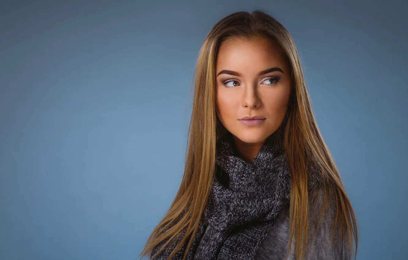 Photo wallpaper face, background, hair, beauty, Felicia