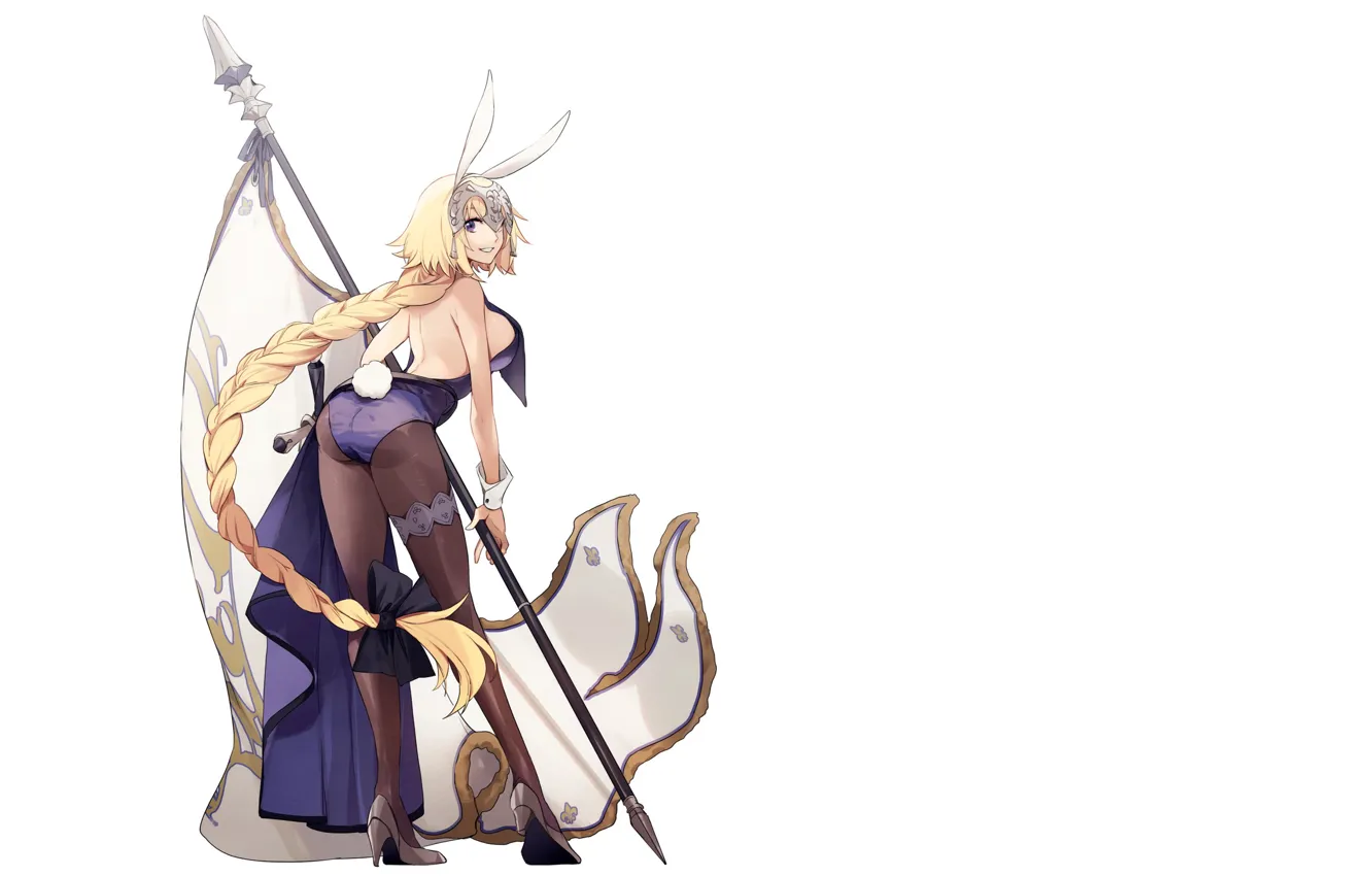 Photo wallpaper sexy, saber, anime, purple, fate, Ruler