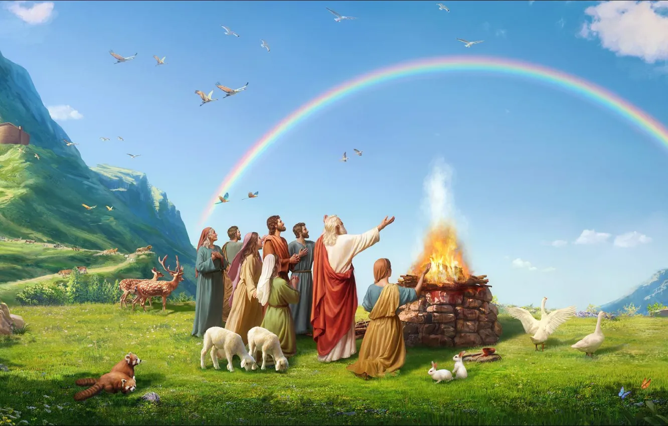 Photo wallpaper the world, peace, art, picture