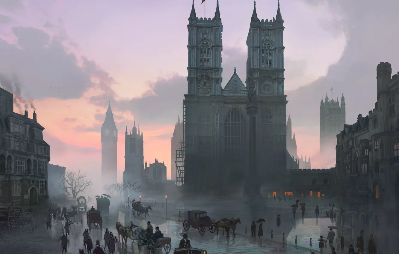 Photo wallpaper London, Assassins Creed, Art, Syndicate, Syndicate, Ubisoft Quebec, Assassin's Creed: Syndicate, Assassin's Creed: Syndicate