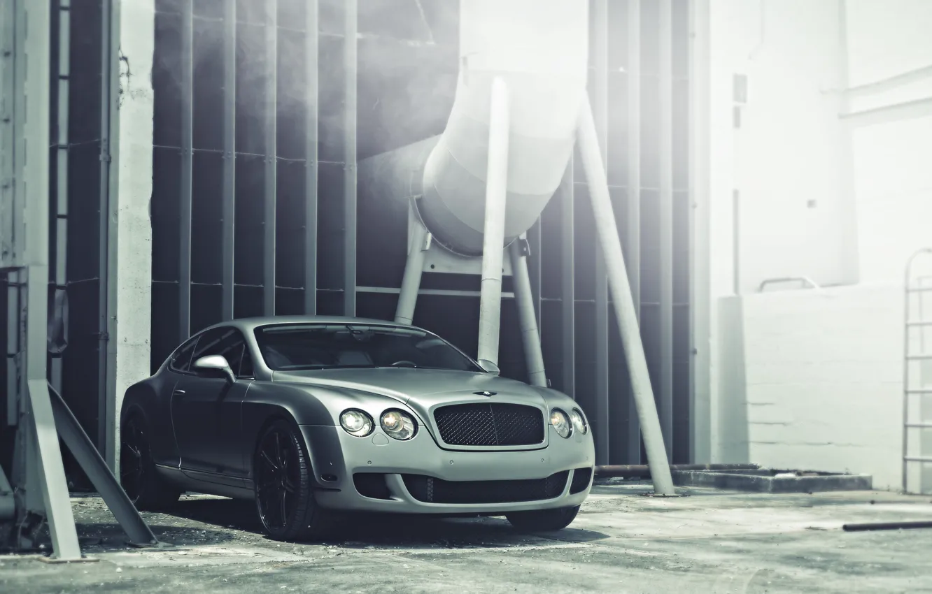 Photo wallpaper Bentley, Continental, Matt, Bentley, Matte, continental, Vellano Wheels