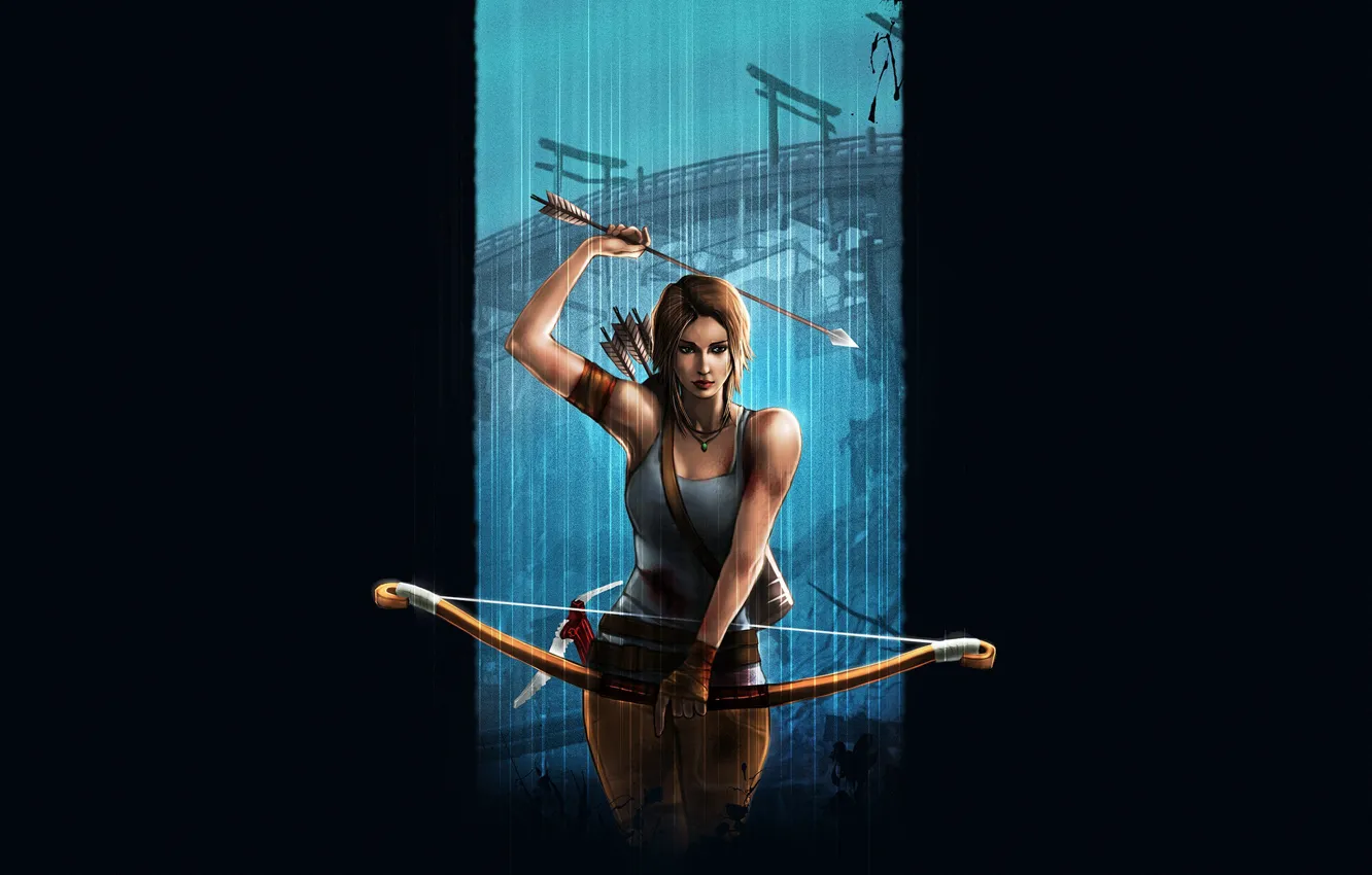 Photo wallpaper Tomb Raider, Lara Croft, Characters, James Palapar, by James Palapar