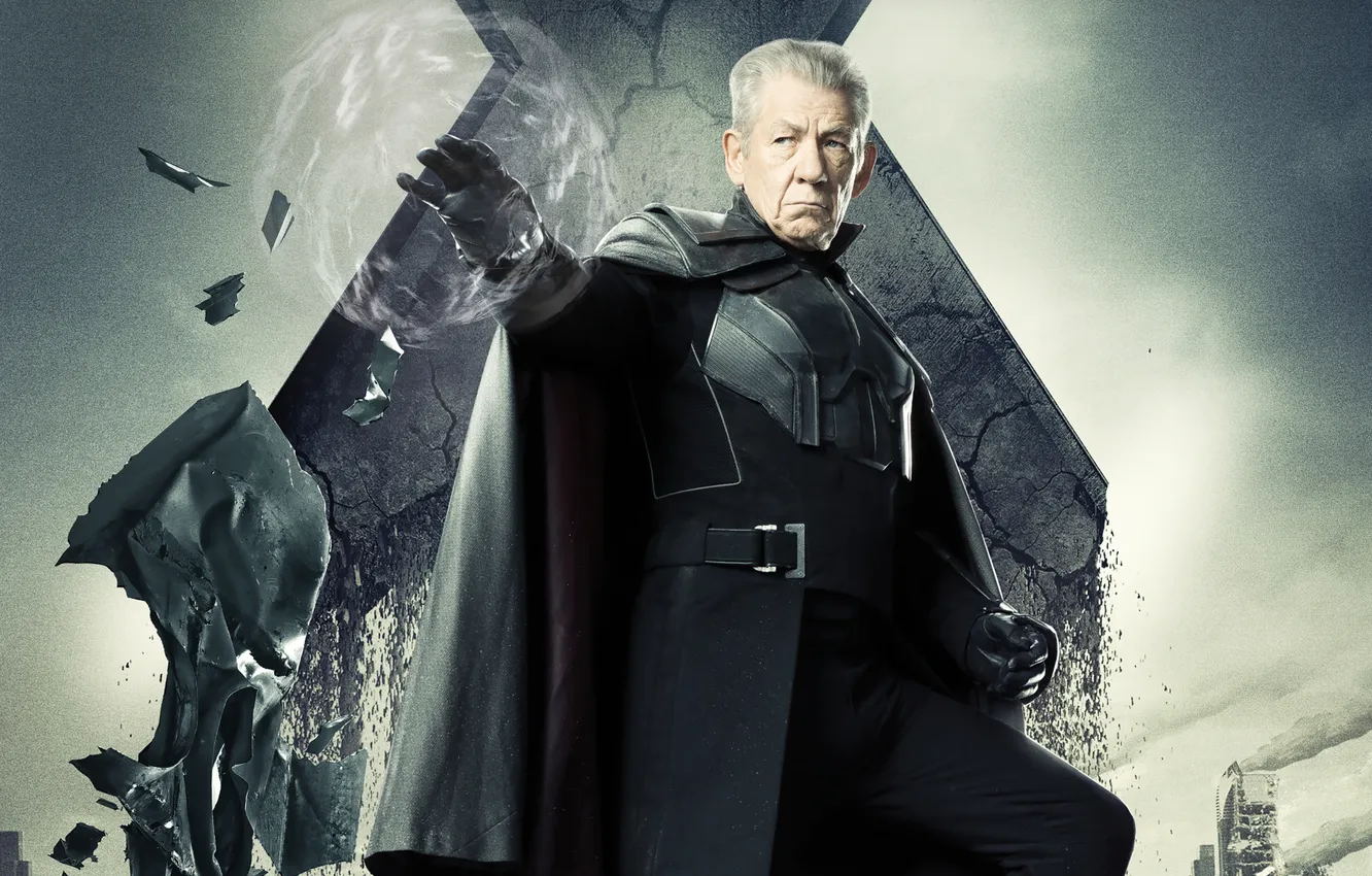 Photo wallpaper x-men, Magneto, older, Days of Future Past, Erik Lehnsherr, Ian McKellen Ian McKellen, Days of …