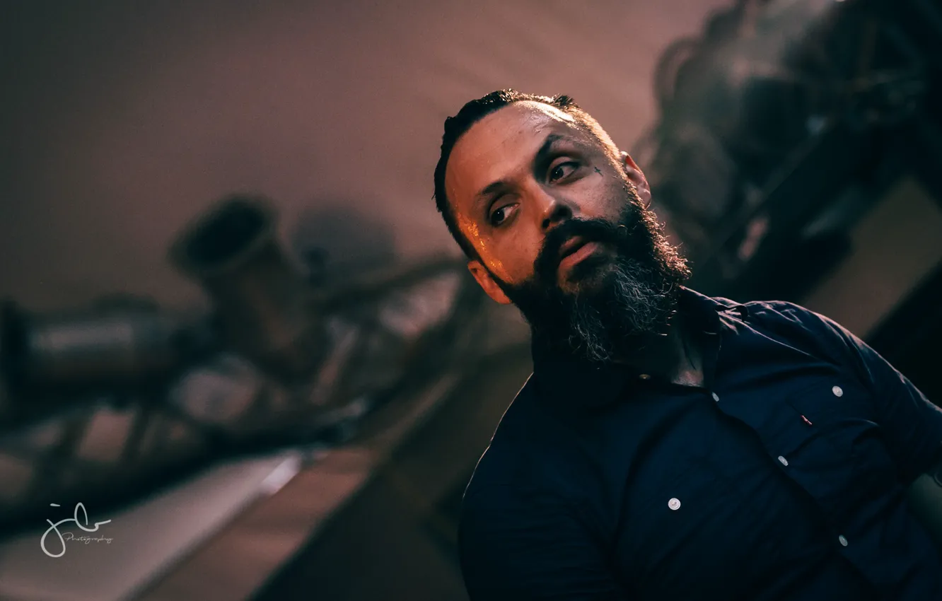 Photo wallpaper photo, Justin Furstenfeld, Blue October