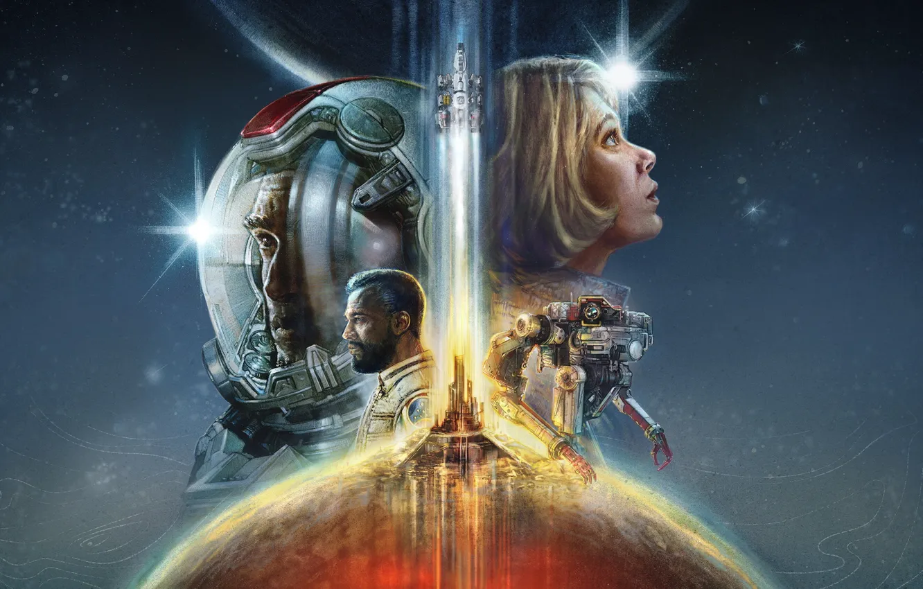Photo wallpaper Microsoft, Starfield, Bethesda Softworks, Bethesda, Bethesda Game Studios