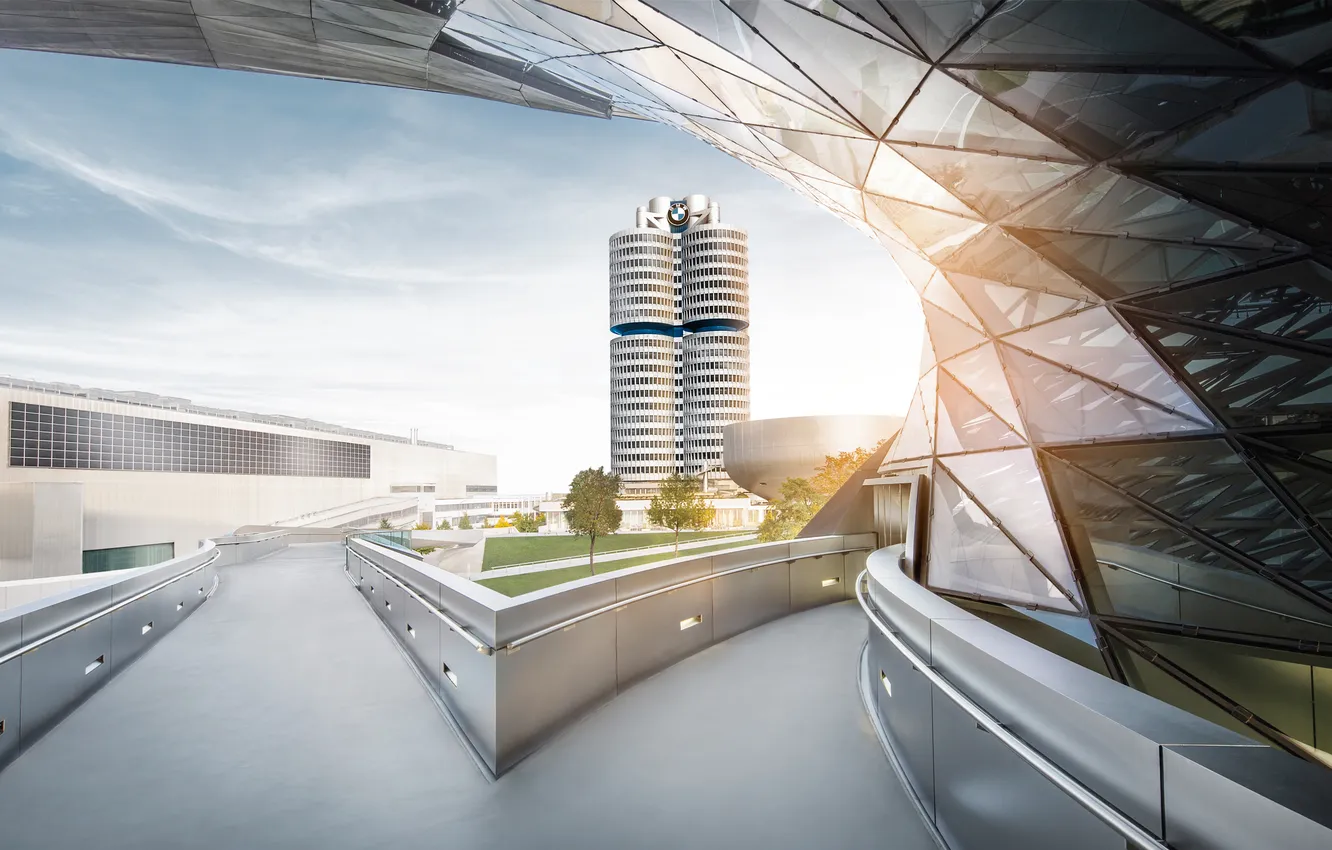 Photo wallpaper world, BMW, Germany, Munich, Headquarters