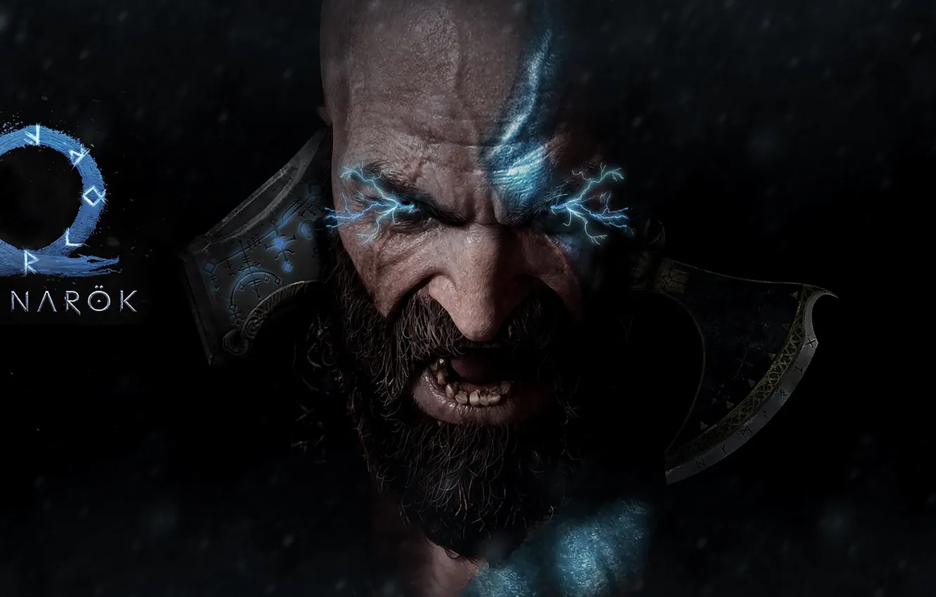 Photo wallpaper Kratos, God of War, ps(