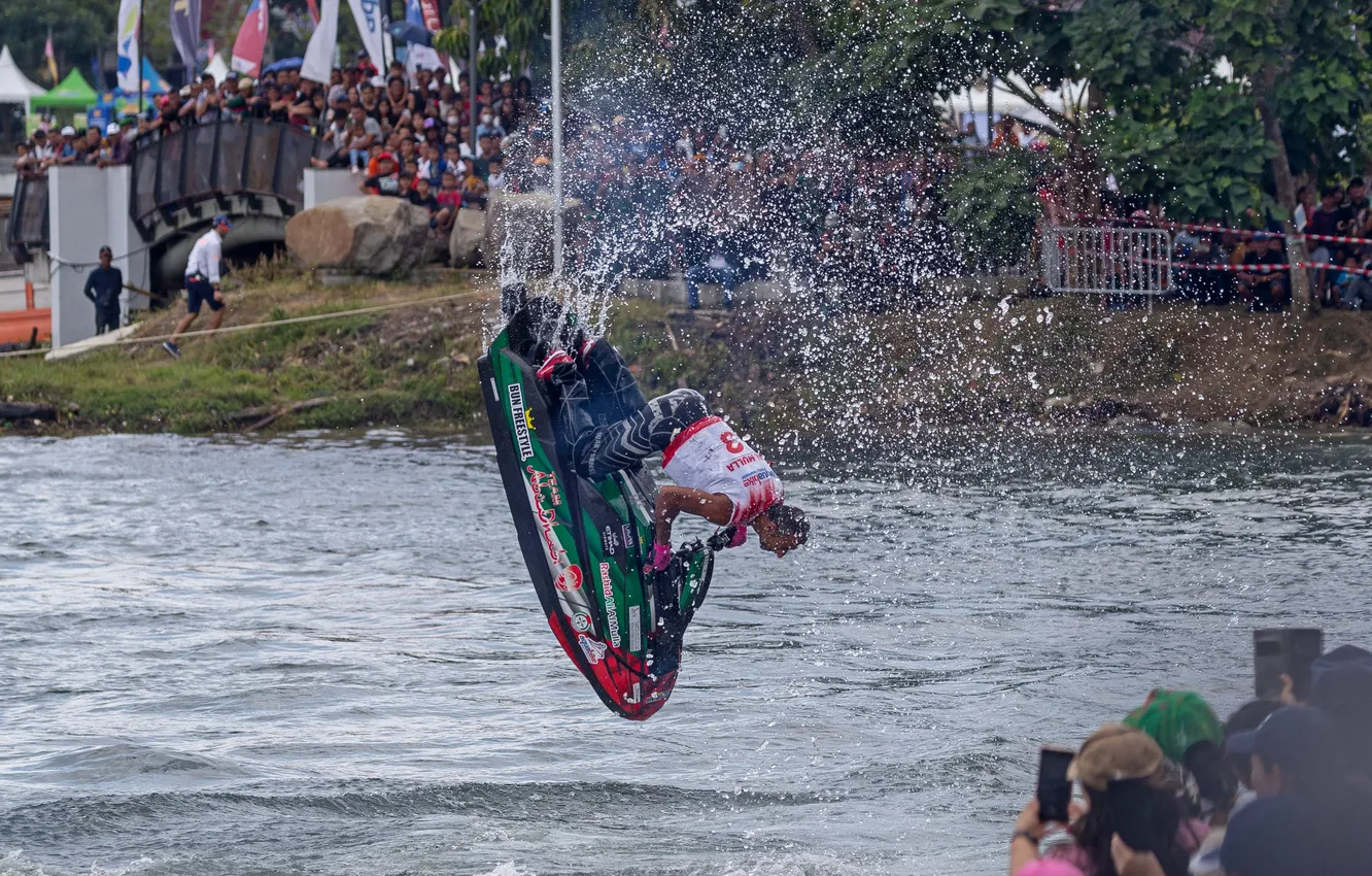 Photo wallpaper race, boat, speed