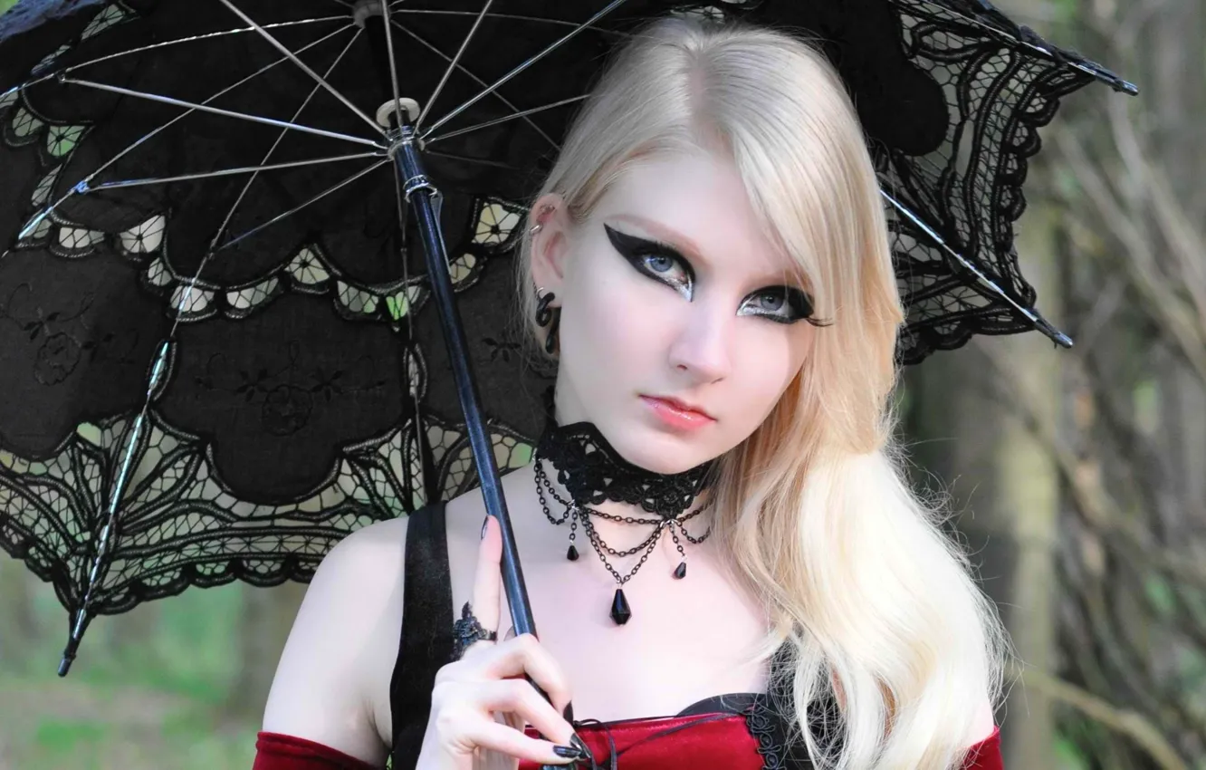 Photo wallpaper Maria Amanda, Stock, Medieval Gothic, Umberella