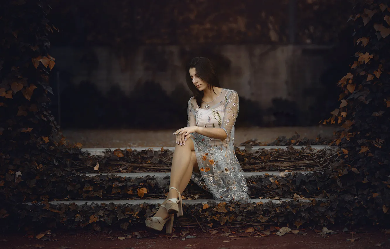 Photo wallpaper girl, stage, Maria Nita Vlad