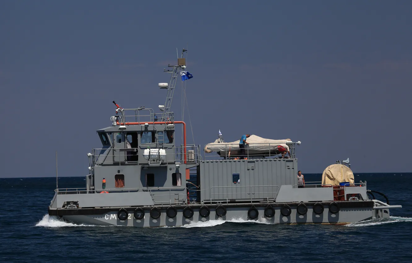 Photo wallpaper boat, the black sea, special
