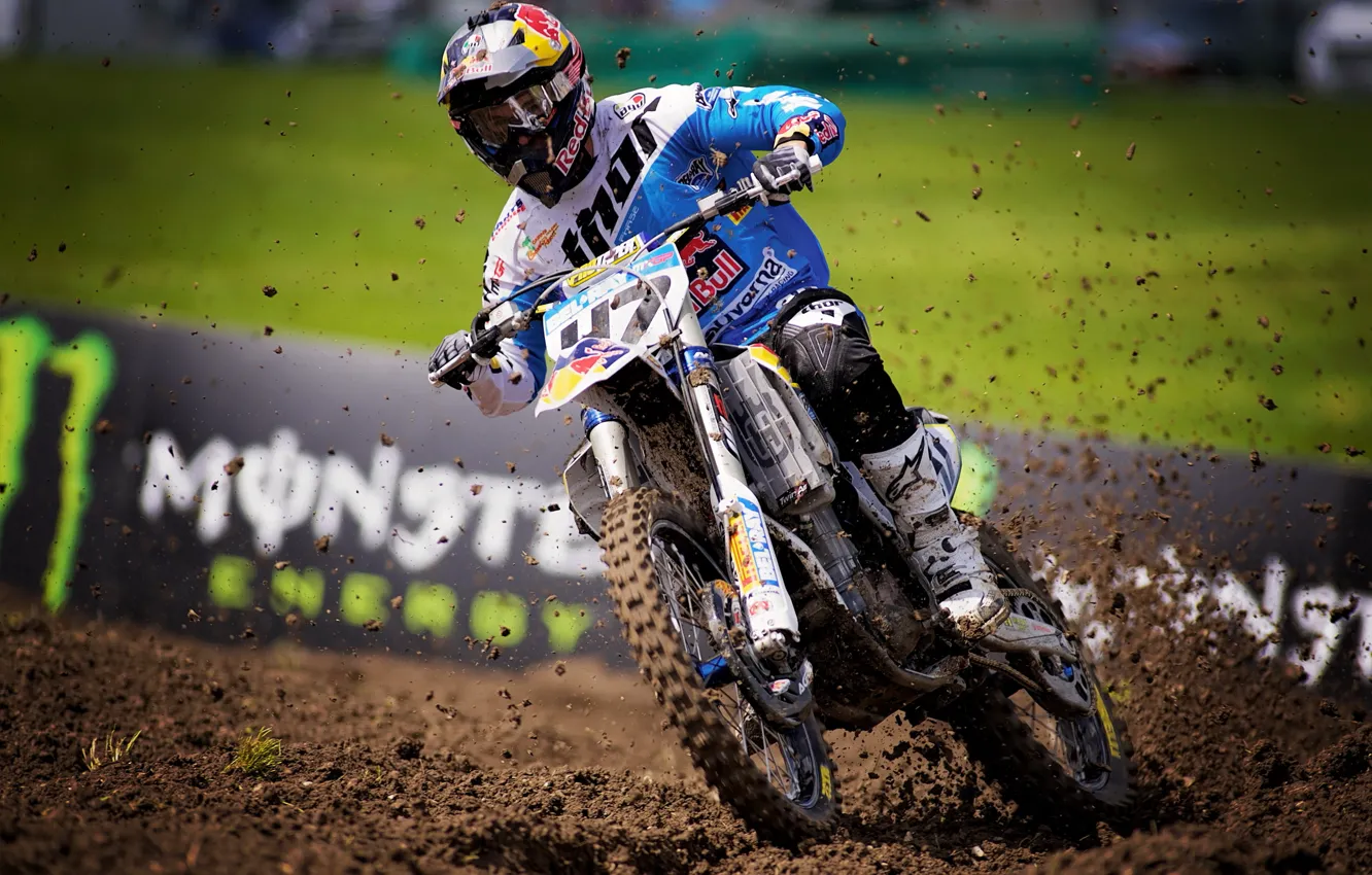 Photo wallpaper race, sport, motorcycle