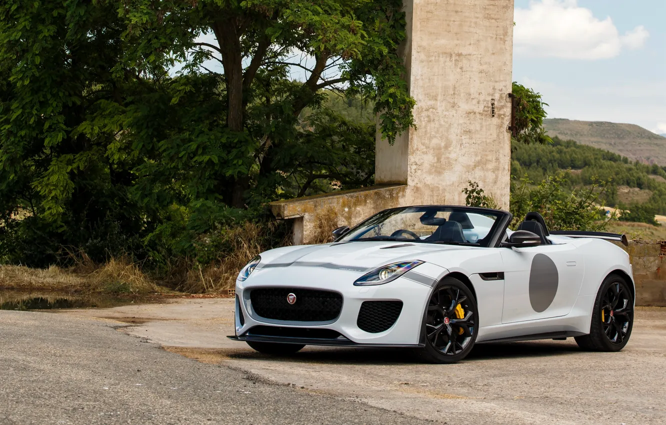 Photo wallpaper Jaguar, Jaguar, UK-spec, F-Type, 2014, Project 7