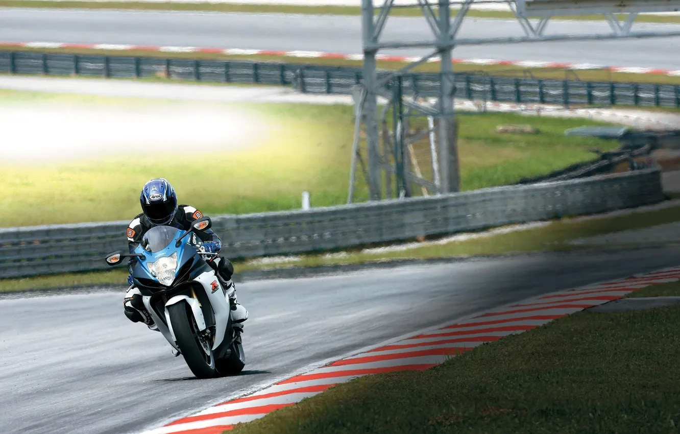 Photo wallpaper road, motorcycle, suzuki, moto, roads, stories, bikes, GSX-R 750