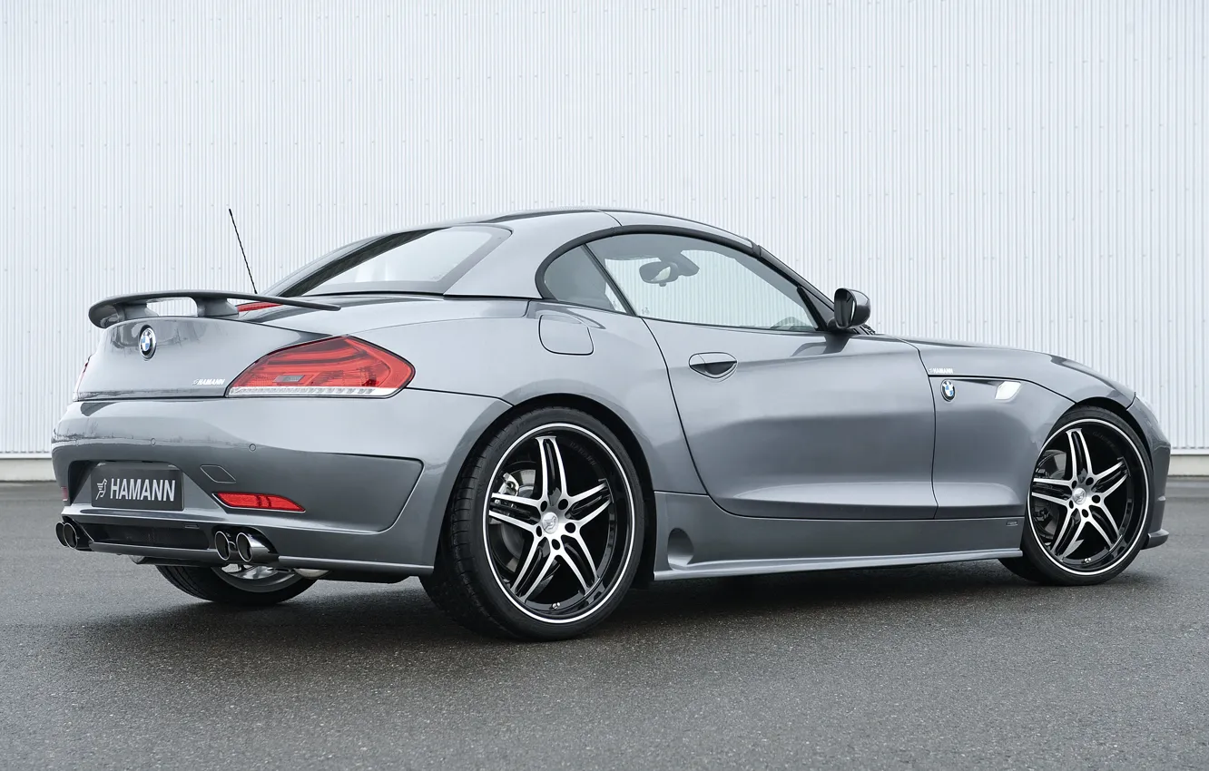 Photo wallpaper grey, BMW, Roadster, Hamann, 2010, drives, E89, BMW Z4