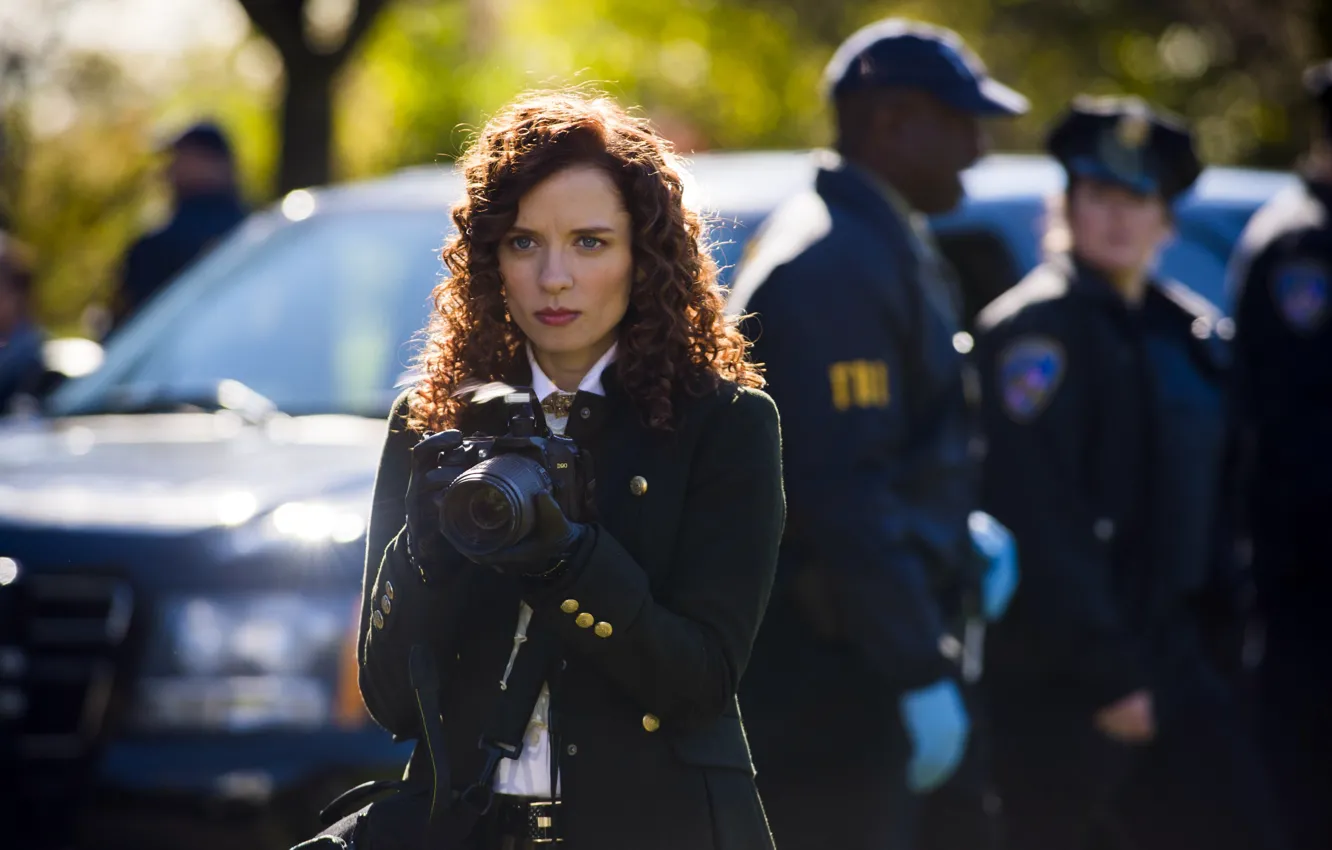 Photo wallpaper machine, girl, photo, actress, the camera, red, the series, agent