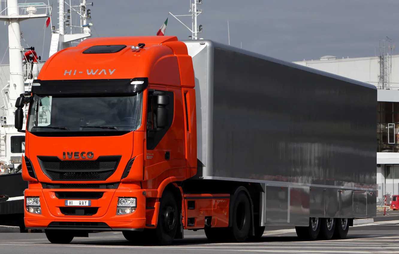 Photo wallpaper 500, Iveco, Stralis, Hi-Way