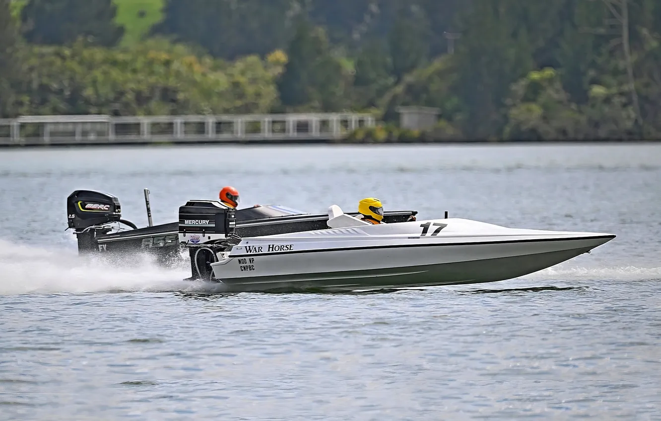 Photo wallpaper speed, boats, races