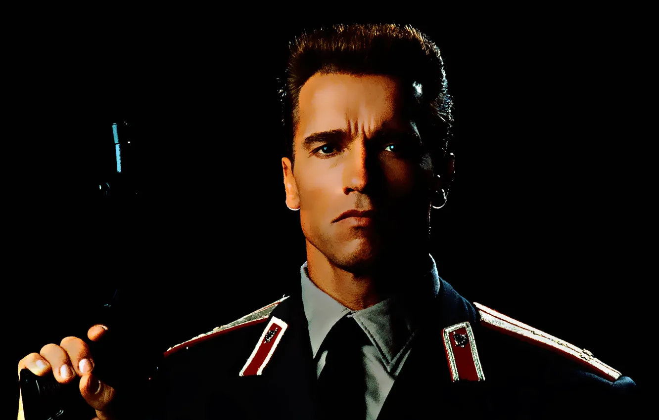 Photo wallpaper classic, uniform, Arnold Schwarzenegger, Red heat, Red Heat