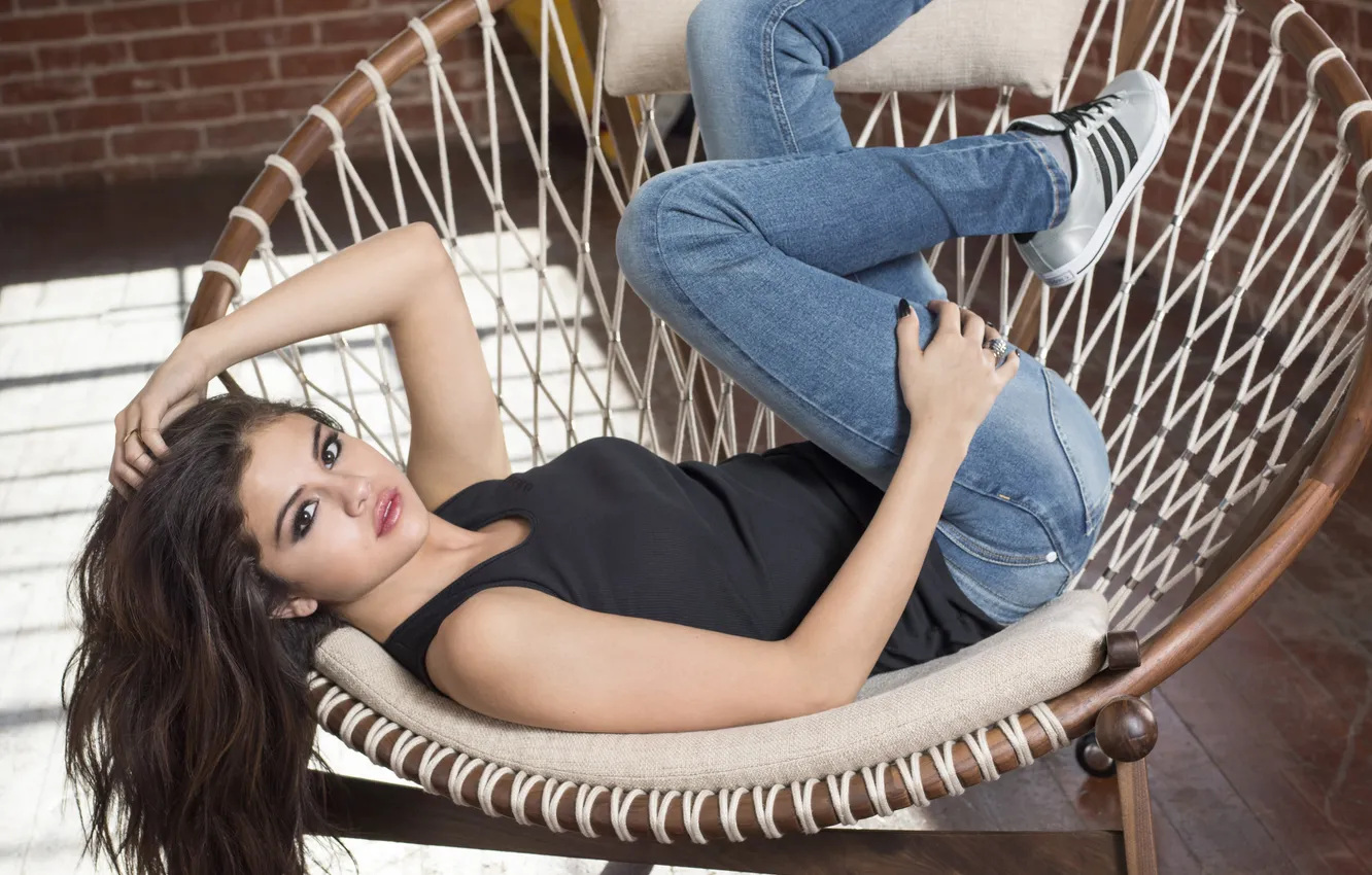 Photo wallpaper model, actress, brunette, beauty, Selena Gomez, Adidas Promos