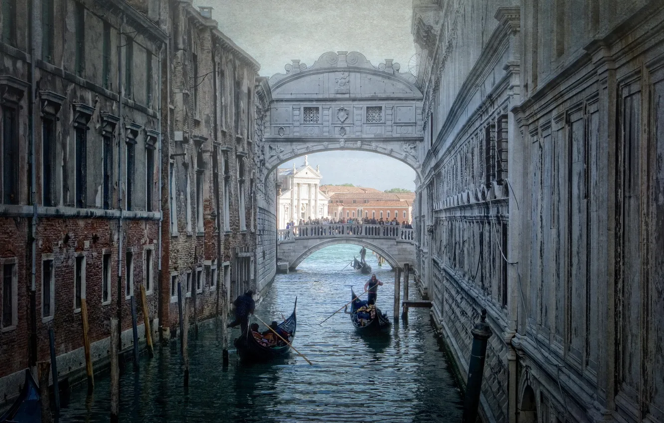 Photo wallpaper the city, Venice, channel