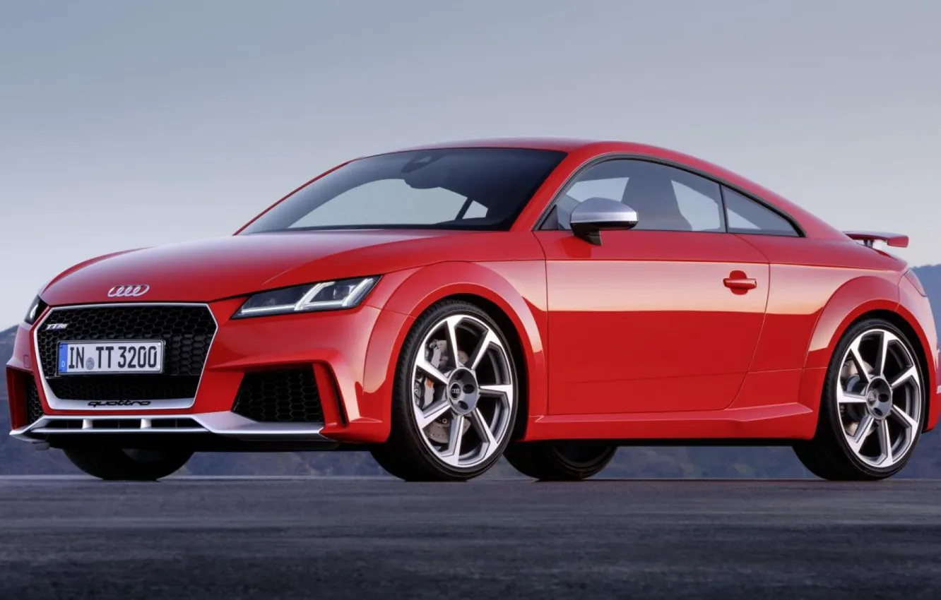 Photo wallpaper Audi, Audi, Red, The front