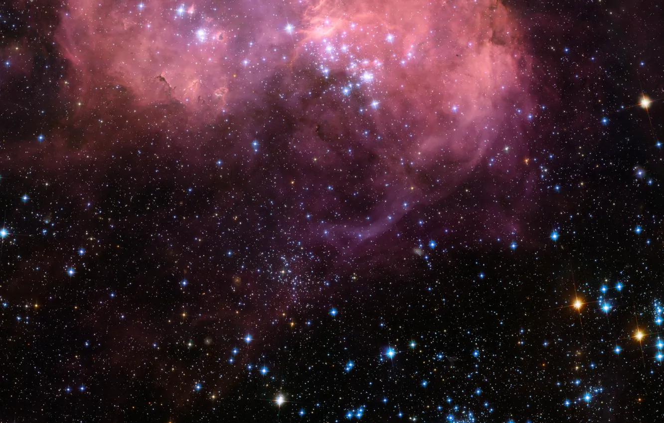 Photo wallpaper space, nebula, the universe