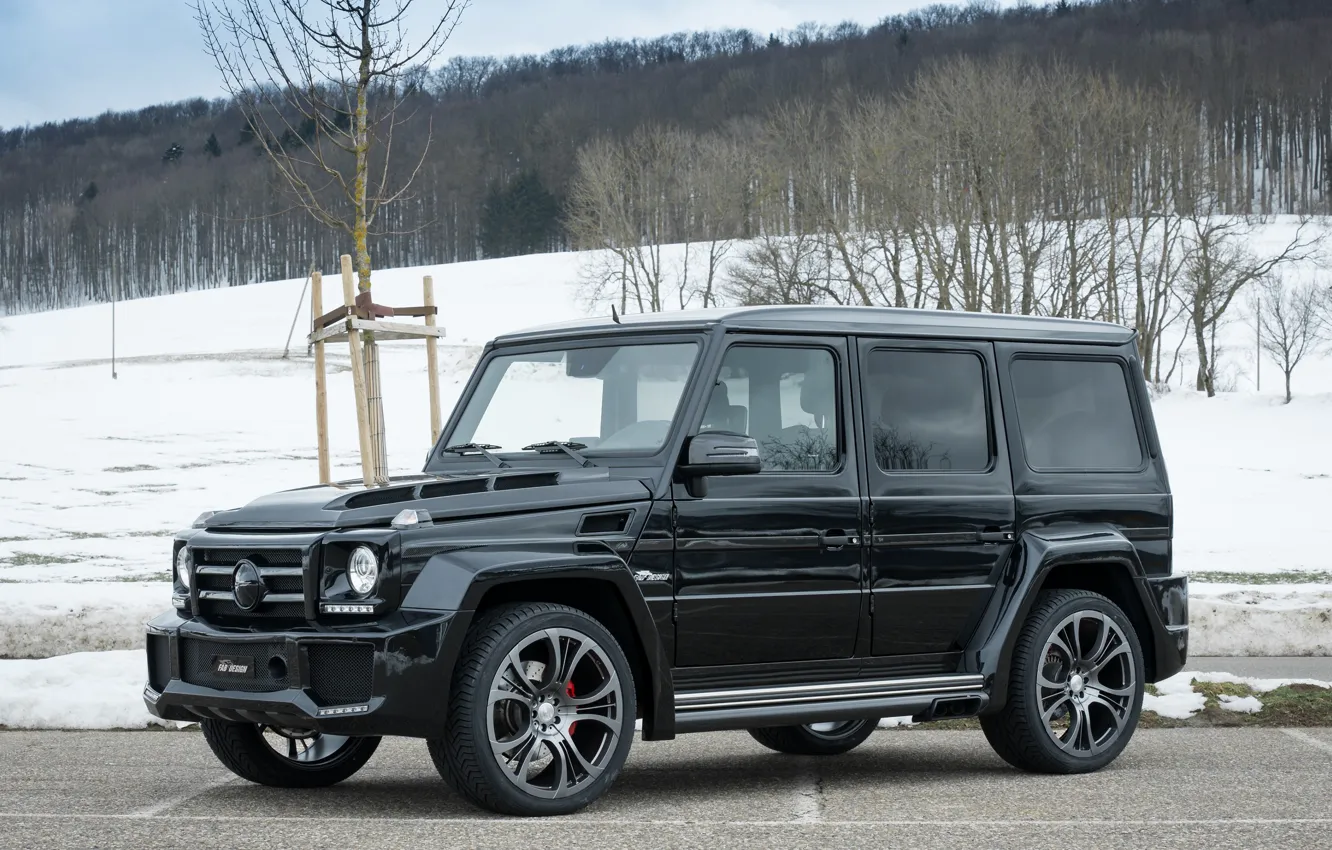 Photo wallpaper Mercedes, Benz, G55, avto, gelik