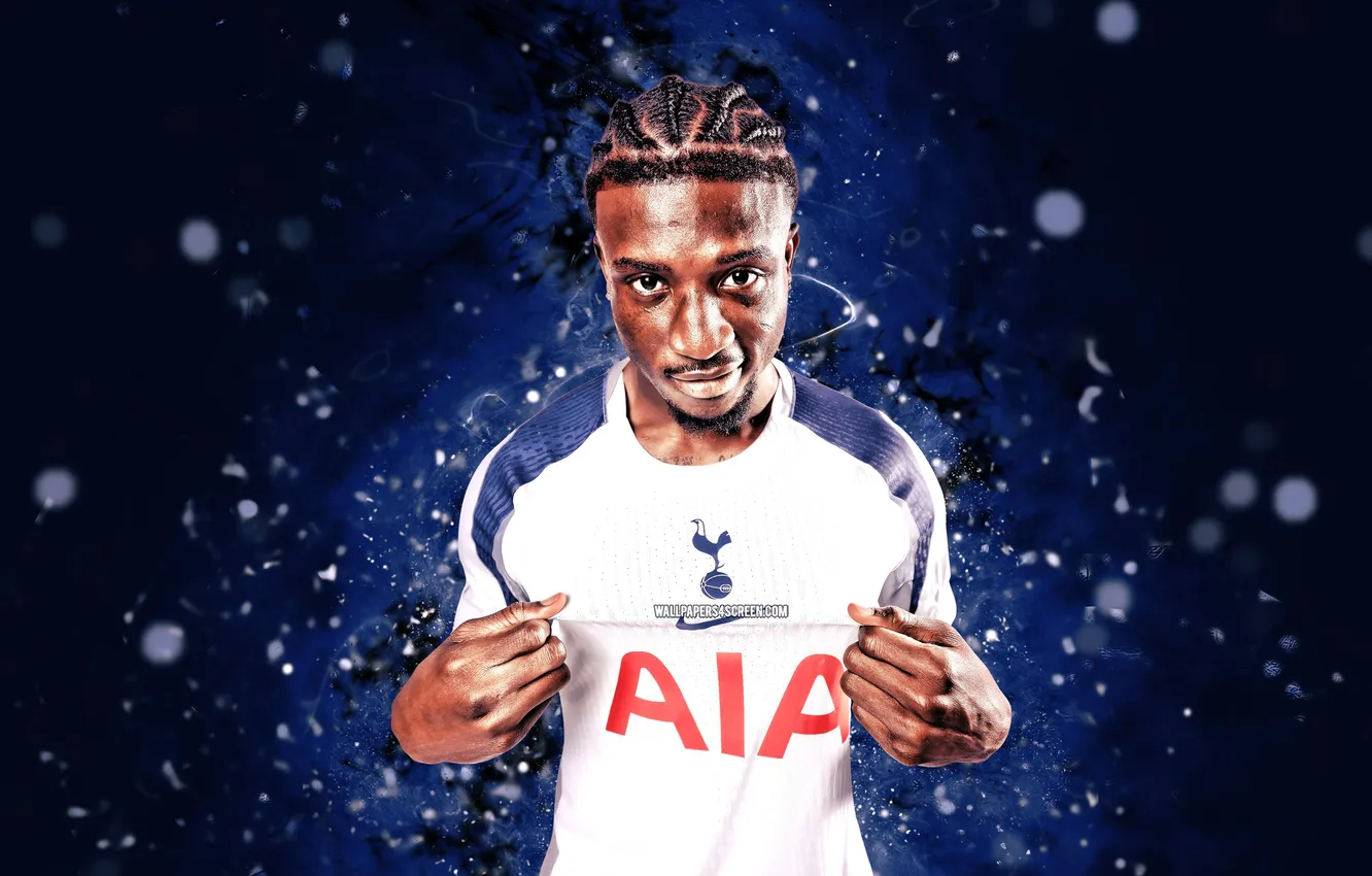 Photo wallpaper Tottenham, Spurs, Mohammed Kudus