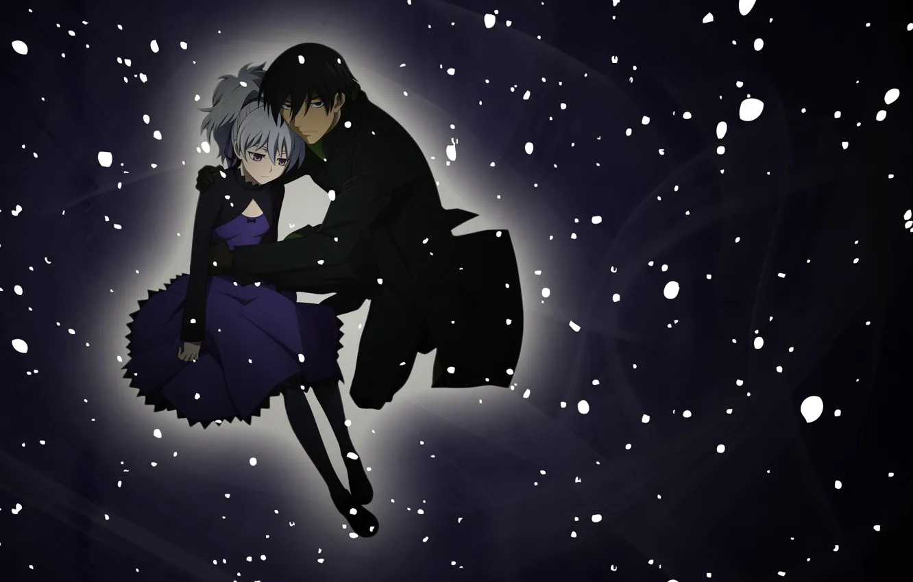 Photo wallpaper anime, art, pair, Yin, Darker than black, Hey