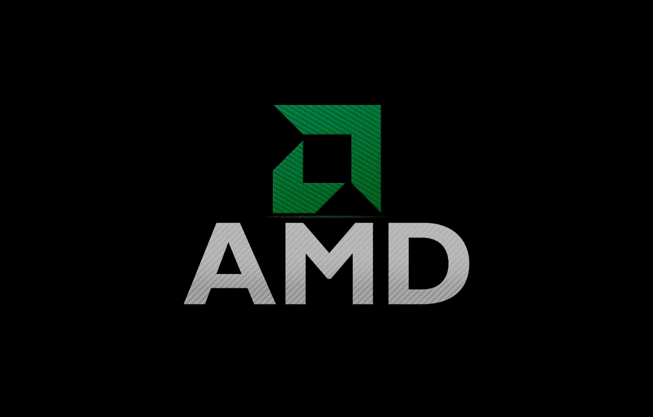 Photo wallpaper white, background, logo, green, AMD, dark
