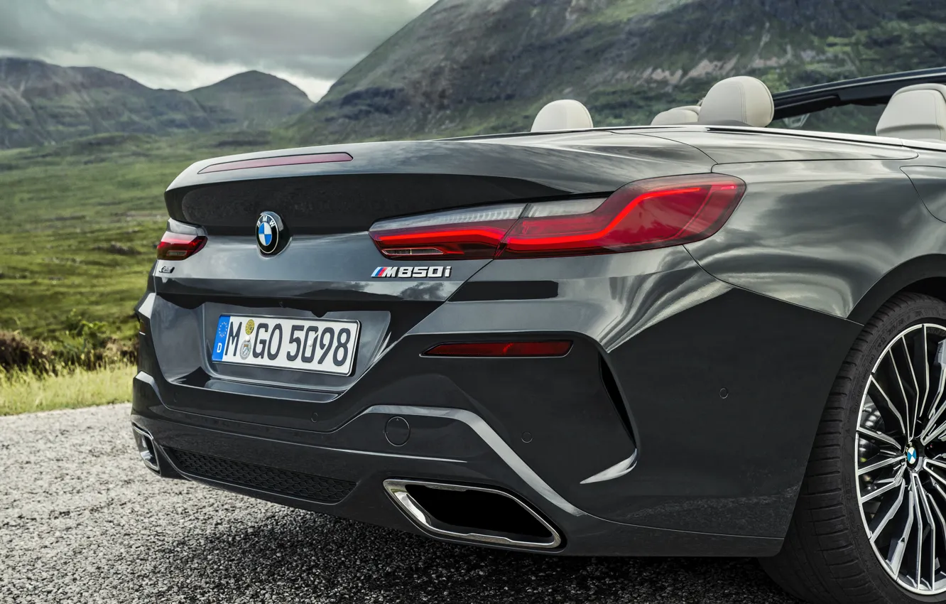 Photo wallpaper BMW, convertible, the rear part, xDrive, G14, 8-series, 2019, Eight