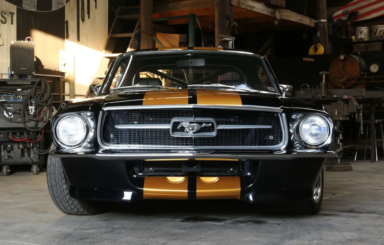 Photo wallpaper Ford Mustang, 1967, Fastback