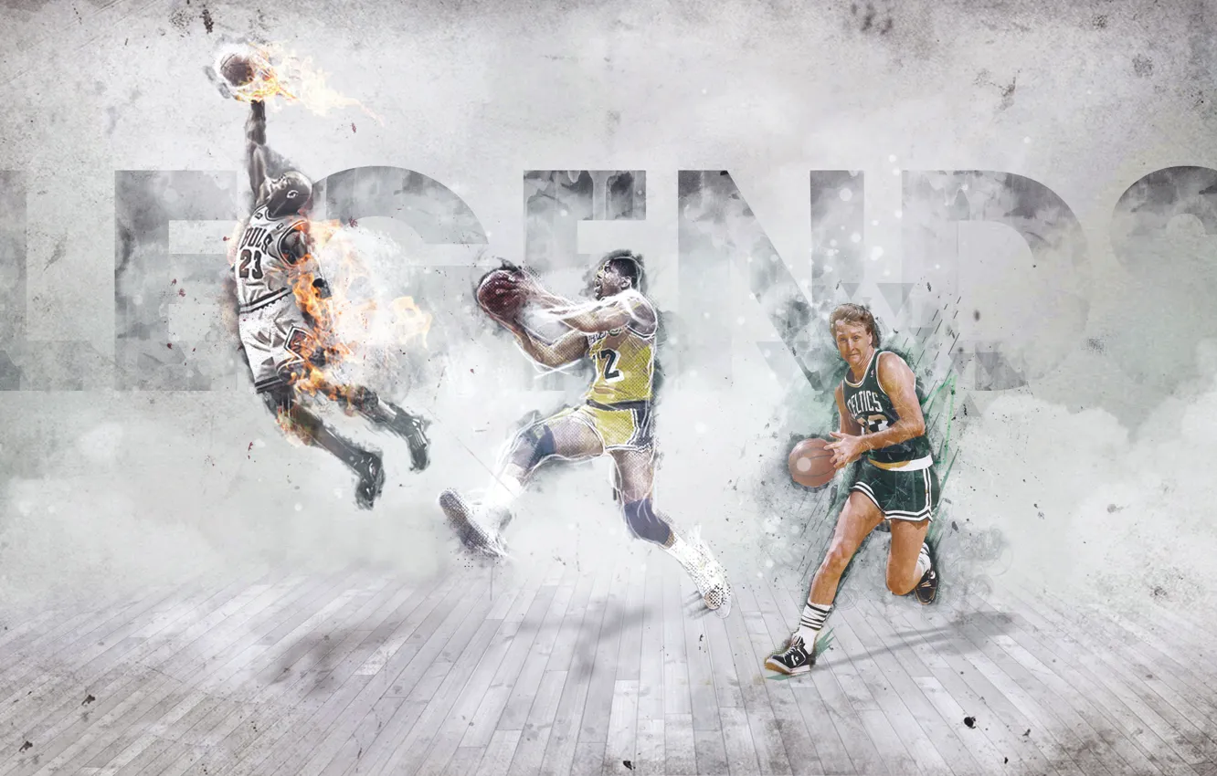 Photo wallpaper Sport, Basketball, Michael Jordan, Chicago, Boston, Los Angeles, NBA, Michael Jordan