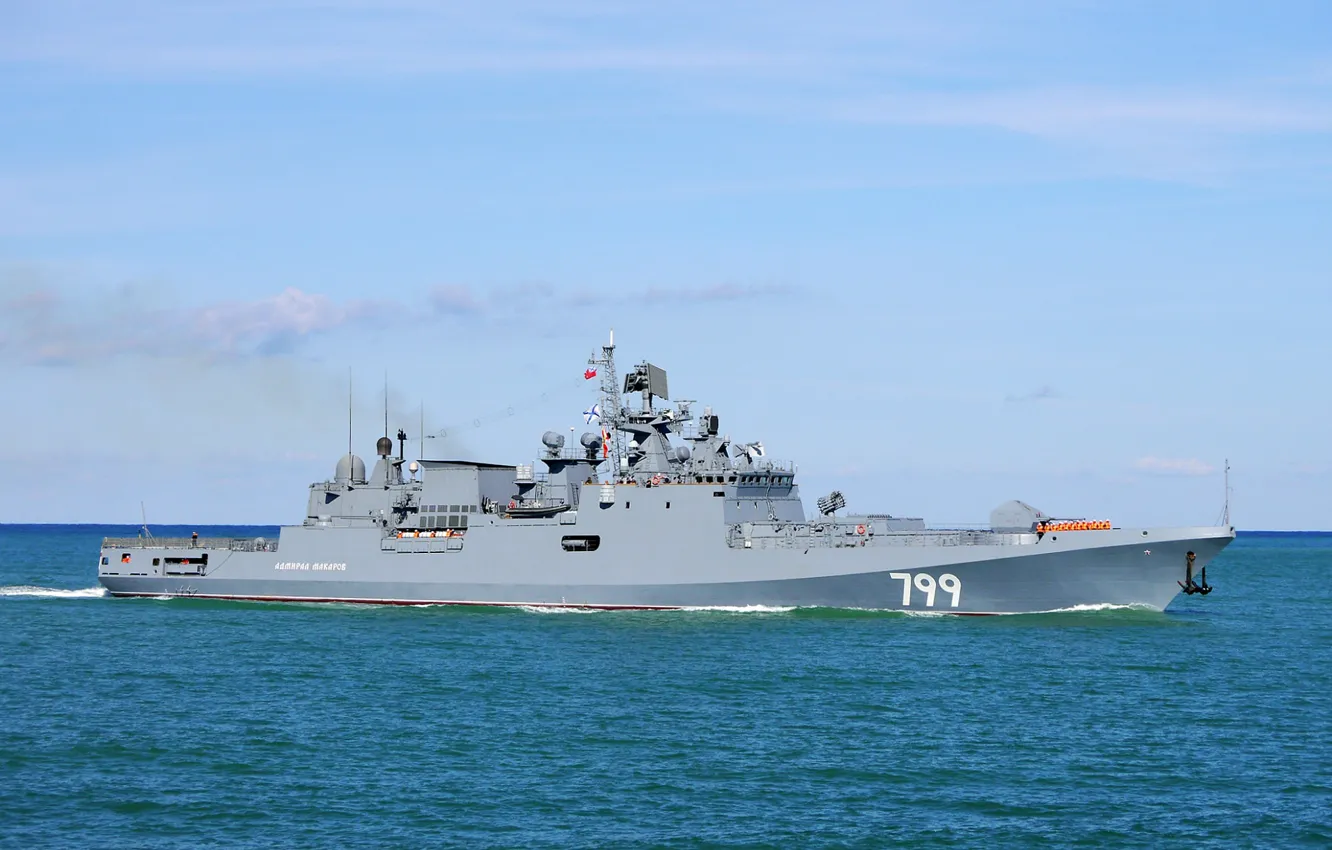 Photo wallpaper ship, the black sea, frigate, Navy, guard, Admiral Makarov