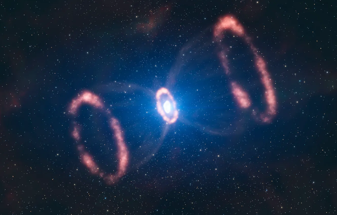 Photo wallpaper stars, nebula, pulsar, supernova