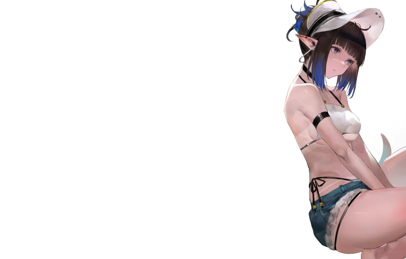 Photo wallpaper girl, hot, sexy, anime, pretty, babe, tanned, Tan Lines