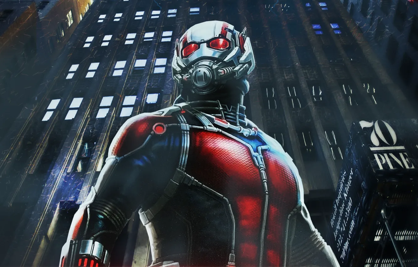 Photo wallpaper fiction, costume, superhero, Marvel, comic, fan art, Ant-man, Paul Rudd