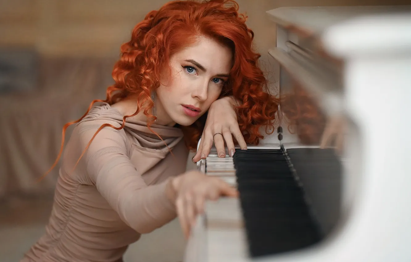 Photo wallpaper girl, sexy, Wallpaper, sweetheart, model, bright, portrait, makeup