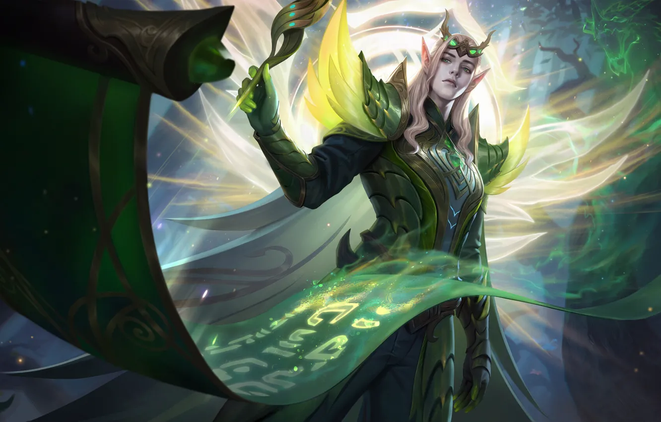 Photo wallpaper movement, elf, the game, game, character, online, character, elf