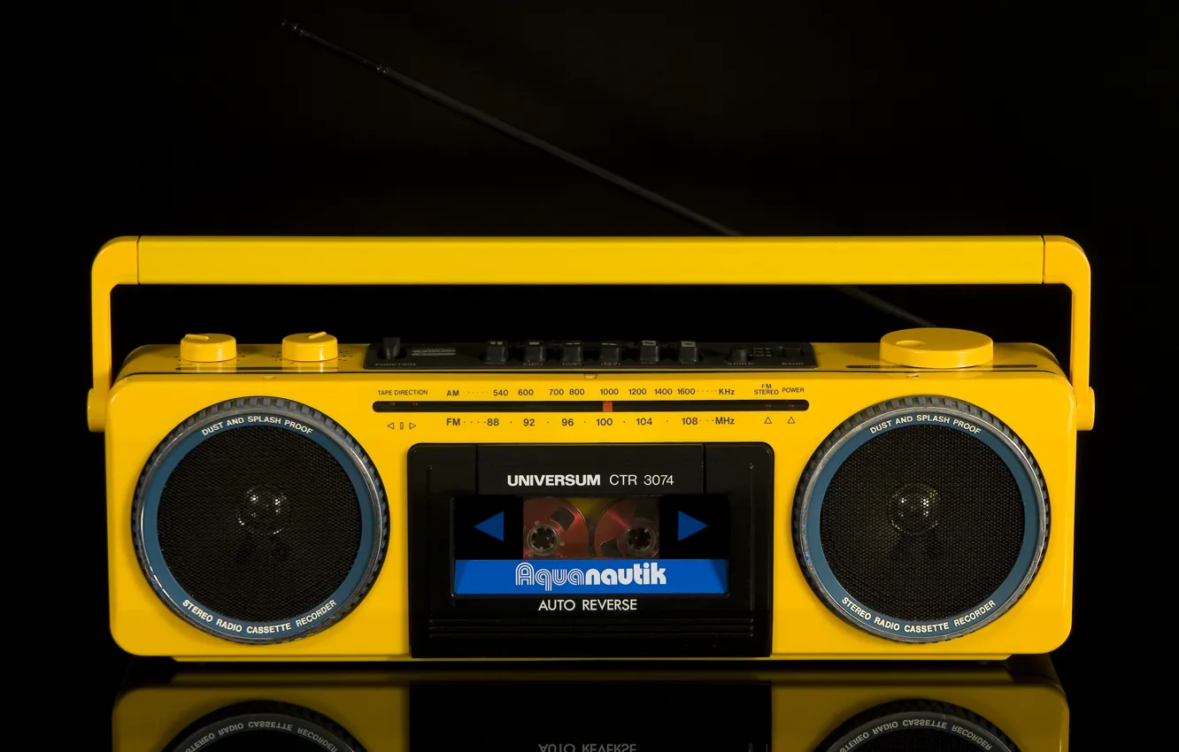 Photo wallpaper retro, classic, tape, Universum, Aqua nautical, CTR-3074