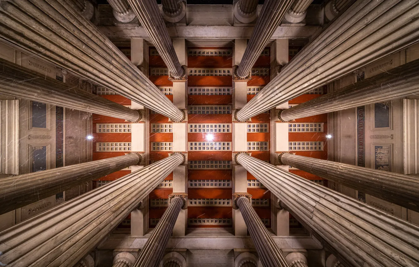 Photo wallpaper Munich, City gate, Propylaeum